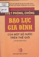 Luật phòng, chống bạo lực gia đình của một số nước trên thế giới